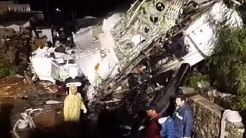 Passenger Jet Makes Crash Landing in Taiwan, Dozens Dead