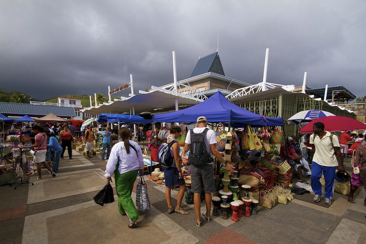 Archive Photo: Port-Mathurin market