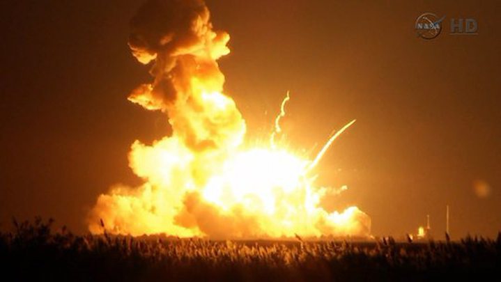 U.S. Supply Rocket for Space Station Explodes ...