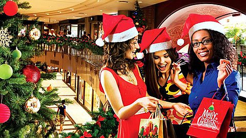 "Christmas Shopping" at Caudan Waterfront