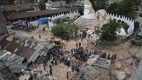 Nine Killed, Buildings Collapse in Fresh Nepal Earthquake