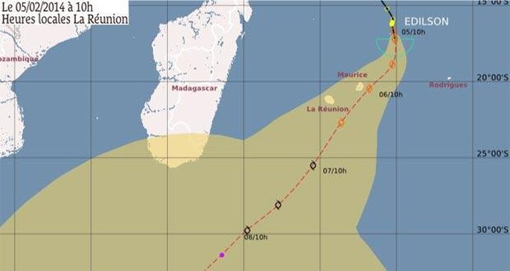Tropical Storm Edilson: Rodrigues Alert 1