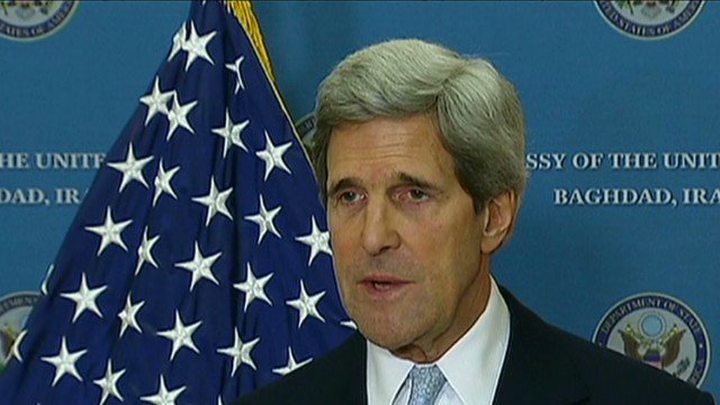 John Kerry Arrives in Iraq as More Cities Fall...