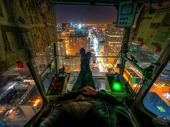 Picture of the Day: The Crane Operator’s View