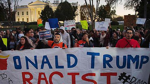 US: Protesters across nation march to protest Trump; some demonstrations turn violent