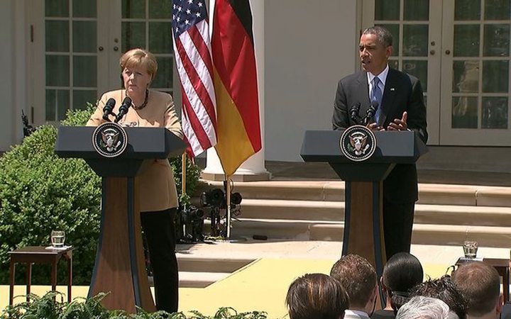 Obama, Angela Merkel To Display Unity Against...