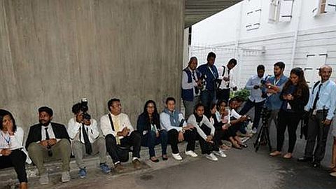 Budget 2017-2018: le sale quart d’heure des membres de la presse