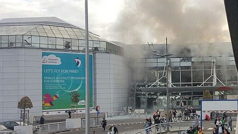 2 Explosions at Brussels Airport, Reports of Dozens Injured
