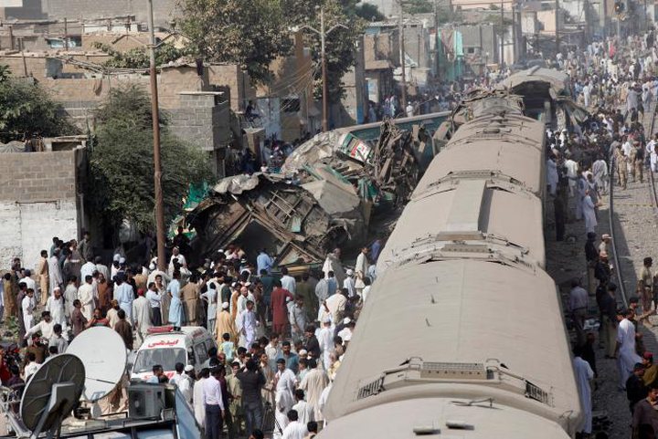 Pakistan Express Train Collision