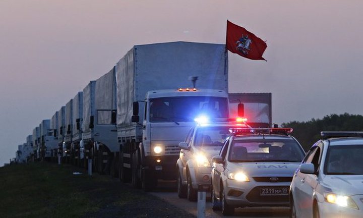 Russian Aid Convoy Heads for Ukraine Amid ...