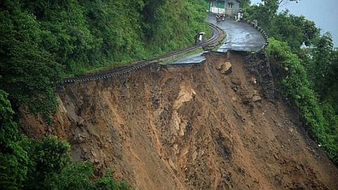 Landslide: Hundred Houses in the Country Threatened