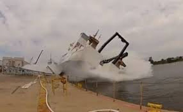 Video of the Day: Giant Ship First Launch...