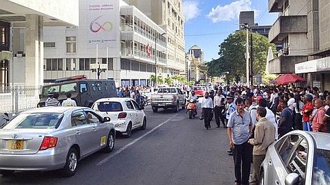 New Court House: False Bomb Alert 