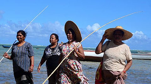 Le Morne: femmes pêcheurs, contre vents et marées