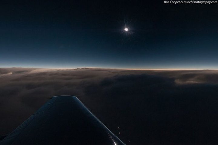 Picture of the Day: Solar Eclipse at 44,000 ft