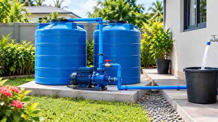 Every family in Mauritius and Rodrigues should have two water tanks as well as a domestic pump