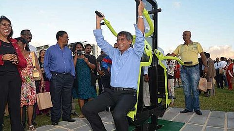 Inauguration d’un Gymnase à Ciel Ouvert à Sodnac