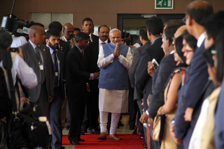 Indian Prime Minister Narendra Modi in Mauritius