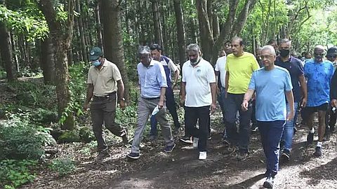 Le Premier Ministre Inaugure Belle Vue Forest Trails A Daruty