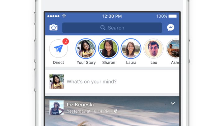 Facebook launches Stories in the main Facebook app