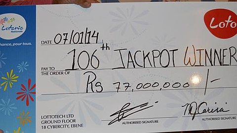 Lotto: Retired Get the Record Jackpot of Rs 77 Million