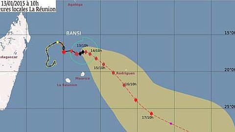 Cyclone: Bansi Quasi Stationnaire