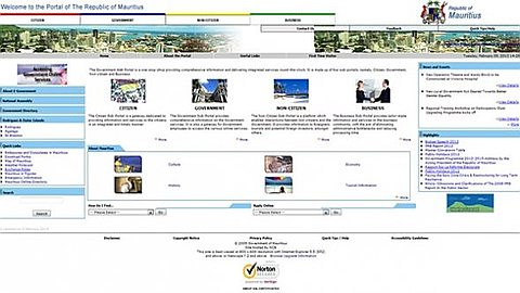 Govmu.org Détourné par des Plaisantins