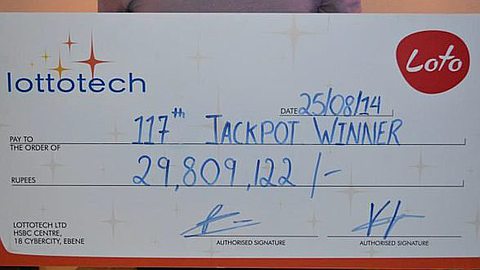 Jackpot du Loto: un Chauffeur de Poids Lourd Remporte Rs 29,8 Millions