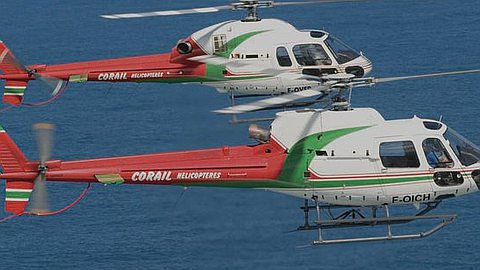 Travel from Mauritius to Reunion by helicopter is possible