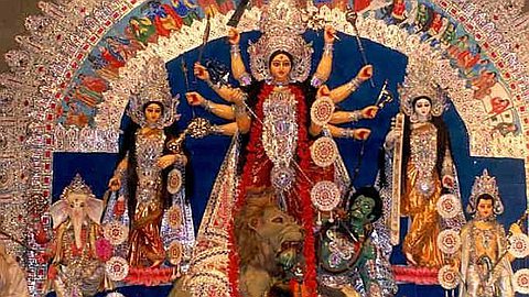 Durga Puja starts off across country