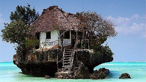 Picture of the Day: Restaurant on a Cliff on the East Coast of Zanzibar