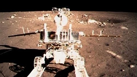 Footage Released of China Jade Rabbit Moon Landing