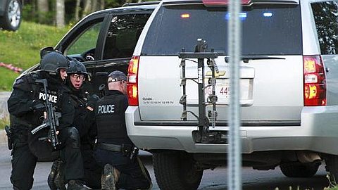Canada Manhunt Under Way After Three Police Officers Shot Dead