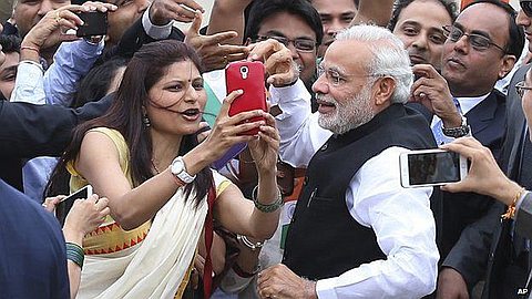 Narendra Modi goes viral on app stores