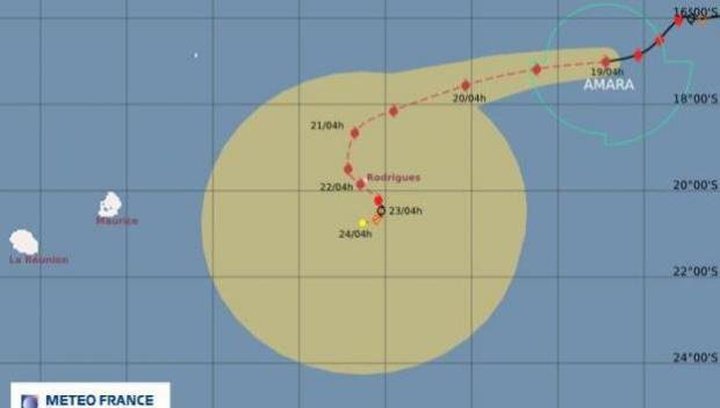 Weather: Rodrigues Alert 1