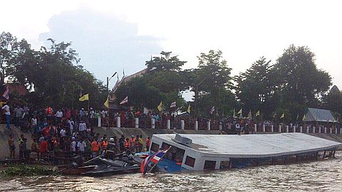 Capsized Thai boat that killed 26 was 'overcrowded'