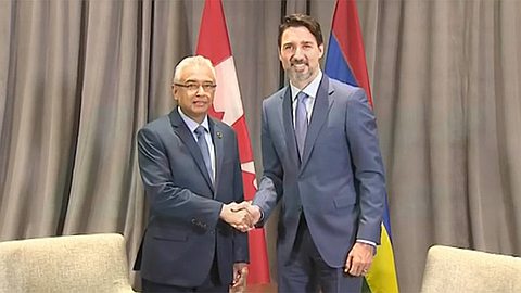 Justin Trudeau : « Le Canada étudie les moyens pour venir en aide à Maurice sur le dossier Chagos »