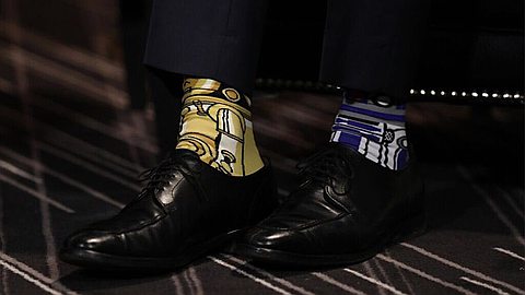 Justin Trudeau wore super geeky 'Star Wars' socks to meet the Irish Prime Minister