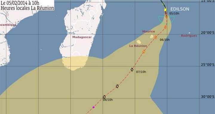 Tropical Storm Edilson: Alert 2 at Mauritius