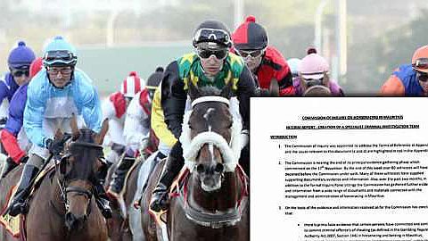 Rapport intérimaire sur les courses hippiques: voici le document jusqu'ici «confidentiel»