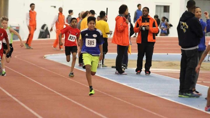 Course de 200m lors de l’Ontario Provincial Tournament en mars