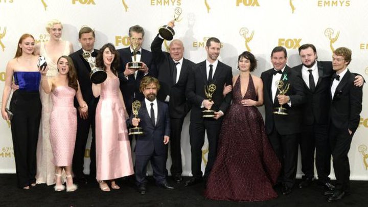 The cast of HBO's fantasy series Game of Thrones had plenty to celebrate