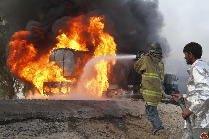 Nigerians Burnt In Rivers State Fuel Tanker Explos