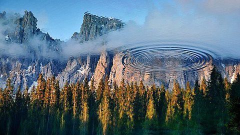 Picture of the Day: Carezza Lake