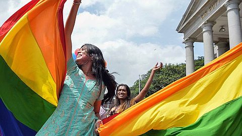 Joy in India after landmark ruling legalises gay sex