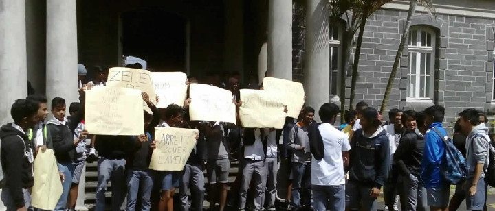Students protest, 09.09.2016