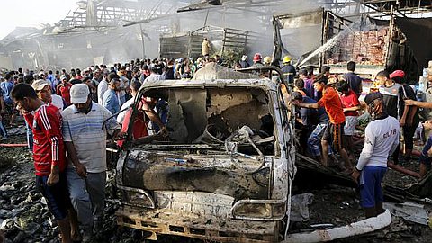 Islamic State Claims Huge Truck Bomb Attack in Baghdad's Sadr City