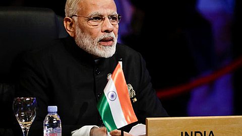 Davos Is Narendra Modi’s Big Stage to Push a Muscular Vision of India