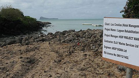 Standoff Between a Project Proponent to Calodyne Hotel and Fishermen in the Region