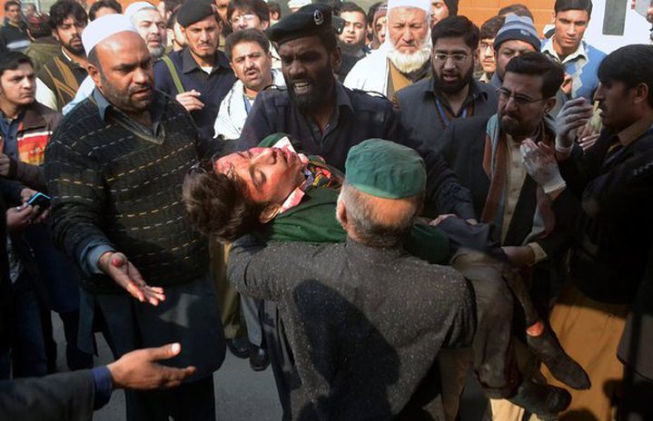 Taliban gunmen attacked a military school in Pakistan, killing at least 100, mostly children.